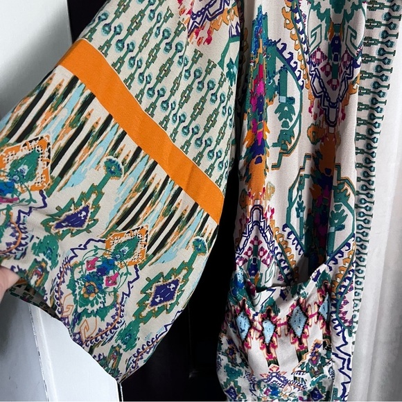 ASO TV Zara Geometric Print Kimono size Small - Picture 8 of 10